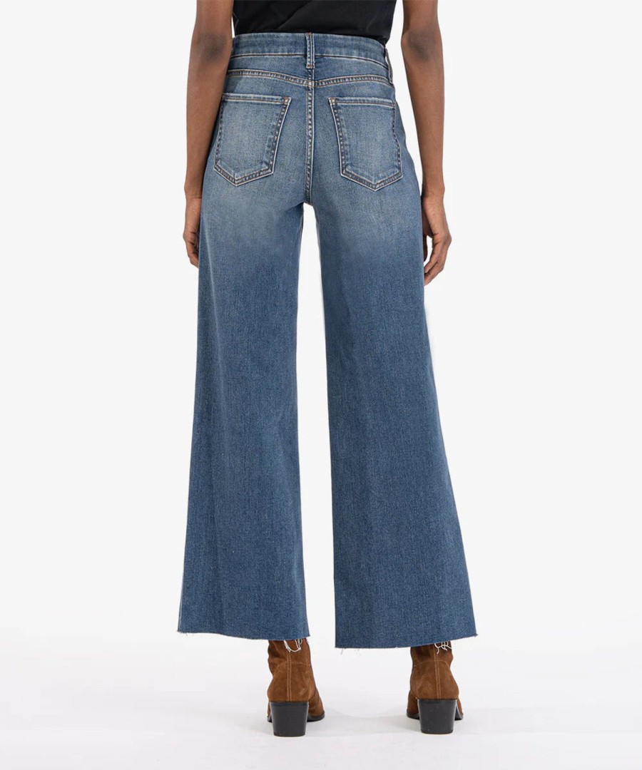 Women Kut Denim Pants | Meg High Rise Wide Leg-Milestone Wash