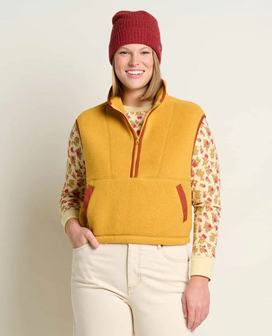 Women Toad&Co Jackets | W'S Campo Fleece Vest-Acorn