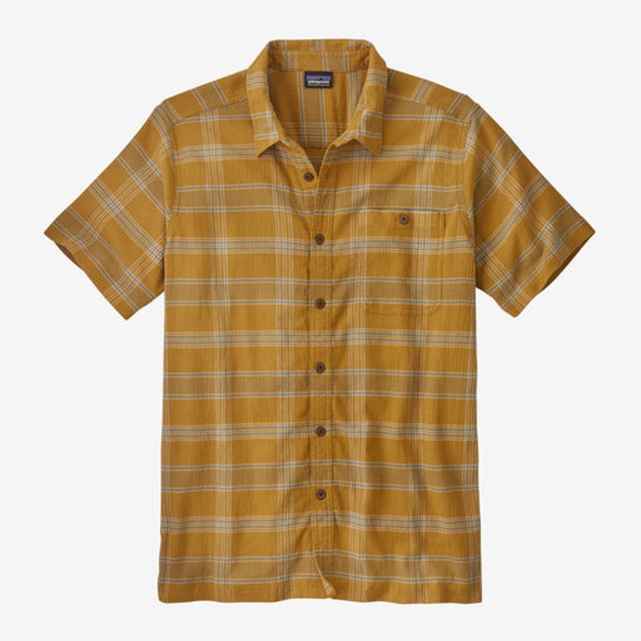 Men Patagonia Shirts | M'S A/C Shirt -Discovery: Pufferfish Gold