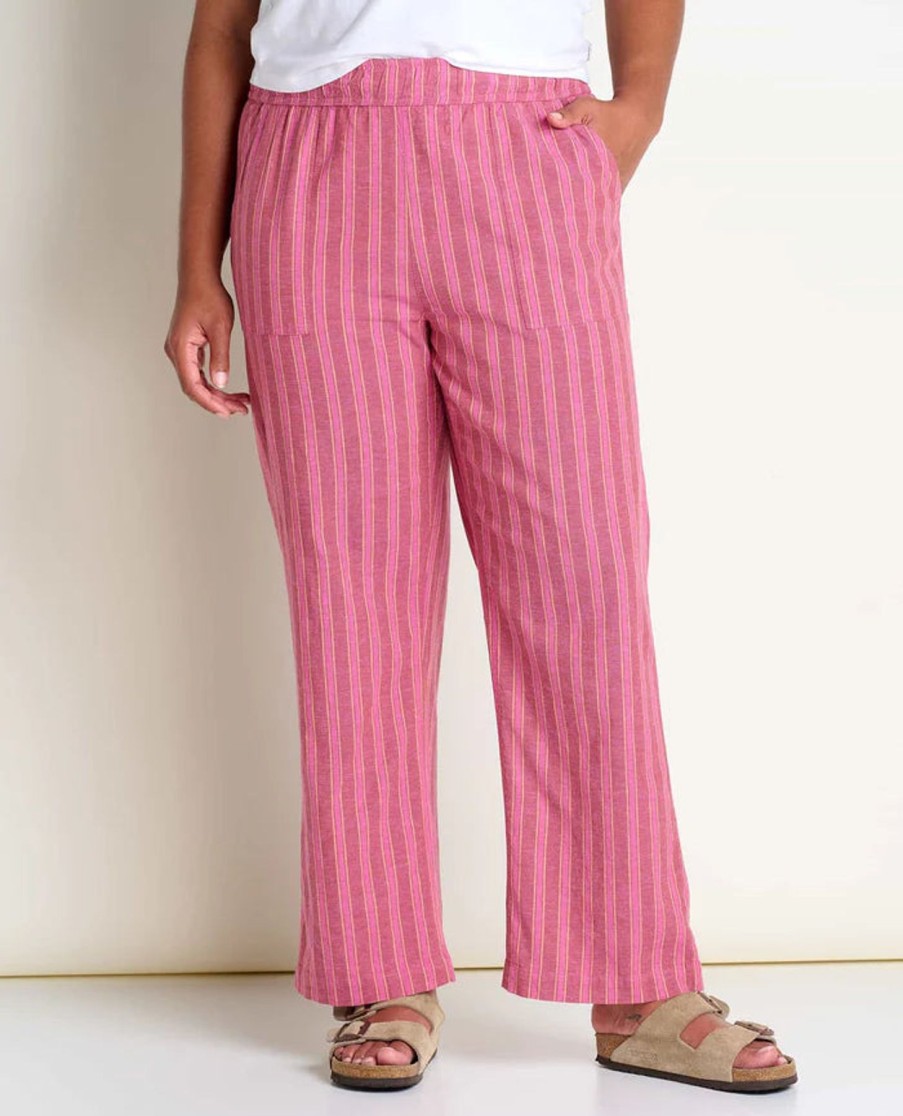 Women Toad&Co Pants | W'S Taj Hemp Pant-Tulip Stripe