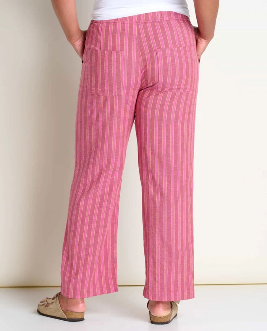 Women Toad&Co Pants | W'S Taj Hemp Pant-Tulip Stripe