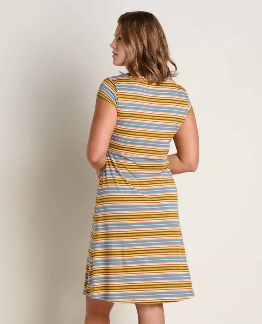 Women Toad&Co | W'S Rosemarie Dress- North Shore Stripe