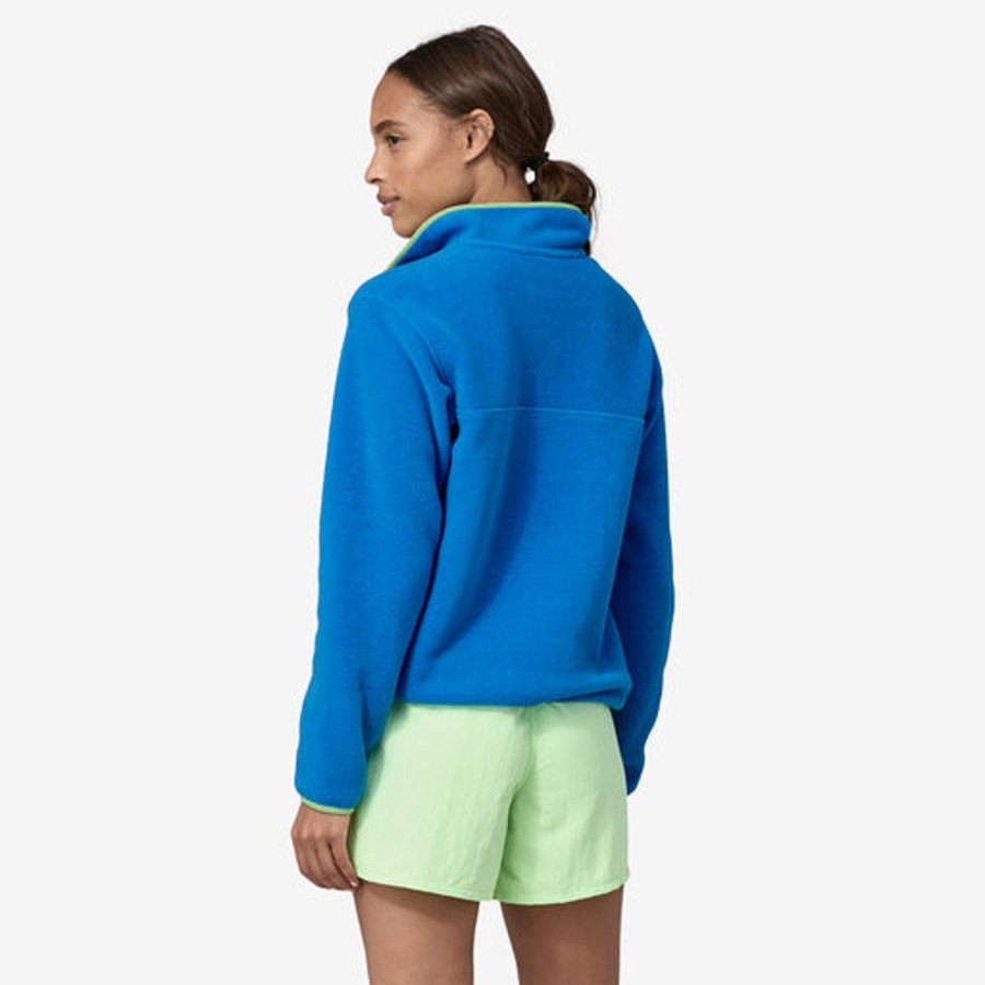 Women Patagonia Sweaters | W'S Lightweight Synchilla® Snap-T® Fleece Pullover -Vessel Blue