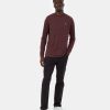 Men Ten Tree Shirts | M'S Hemp Classic Henley Longsleeve- Mulberry Heather