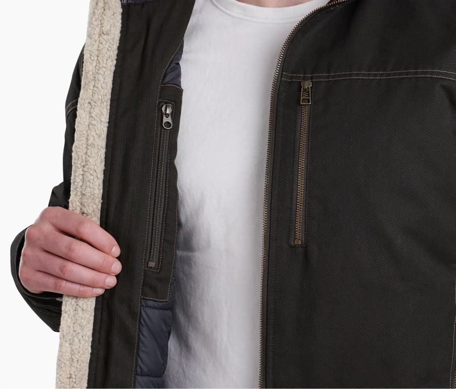 Men Kuhl Jackets | M'S Burr Insulated Jacket- Gun Metal