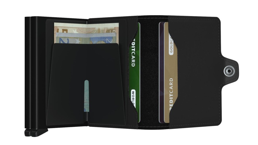 Women Secrid Wallets | Twinwallet-Matte Black