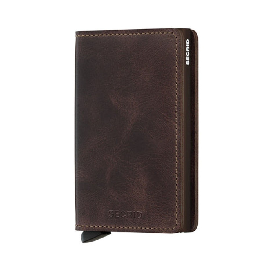 Women Secrid Wallets | Slimwallet-Vintage Chocolate