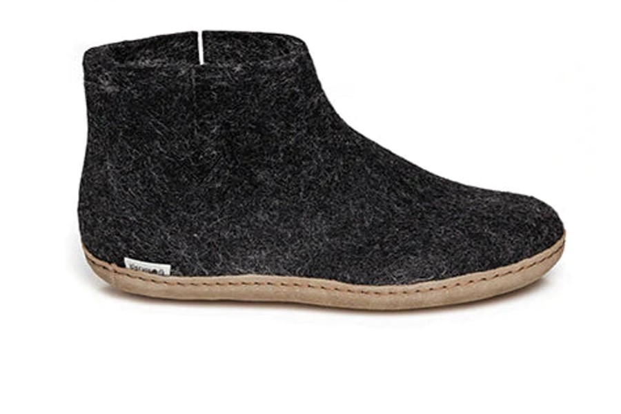 Men Glerups Slippers | Glerup Boot-Charcoal