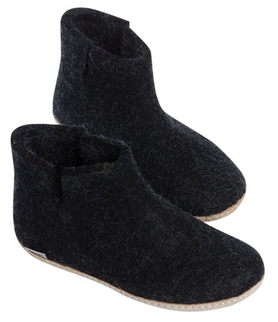 Men Glerups Slippers | Glerup Boot-Charcoal