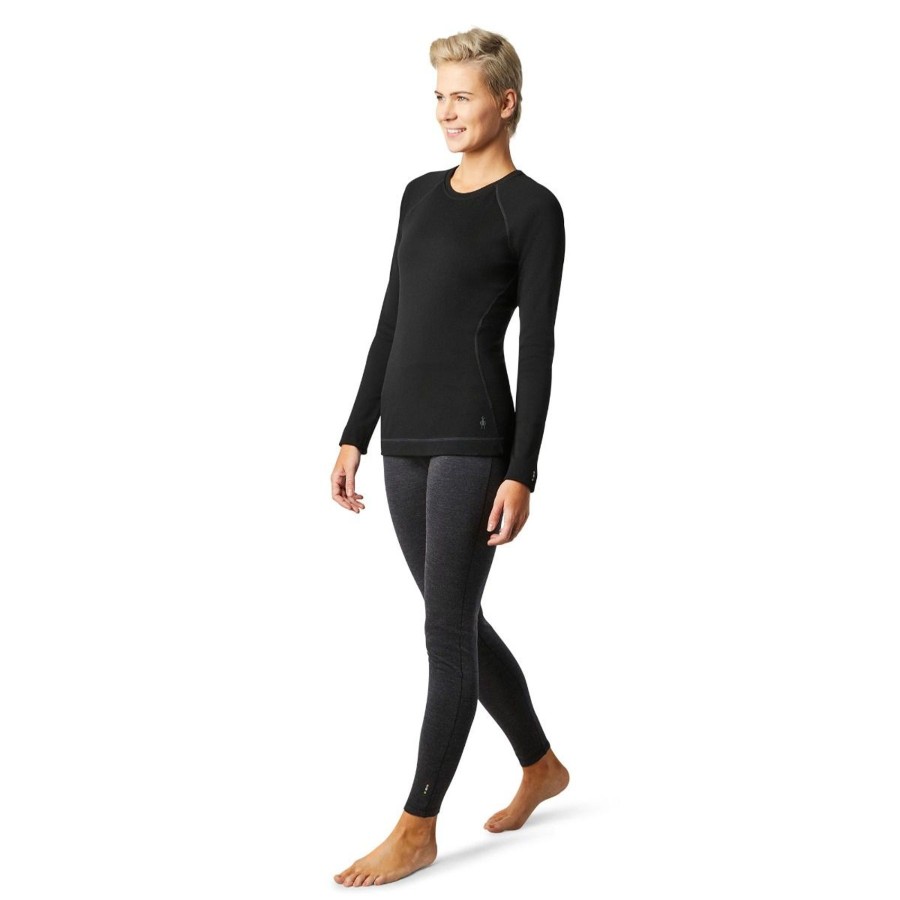 Women Smartwool | W'S Thermal Baselayer Boxed Crew- Black