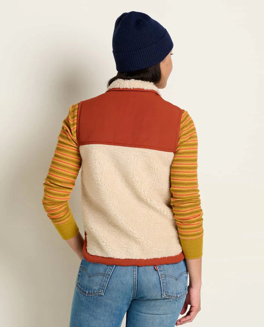 Women Toad&Co Sweaters | W'S Sespe Sherpa Vest-Barley