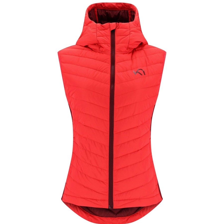 Women Kari Traa Jackets | W'S Eva Down Vest-Heat