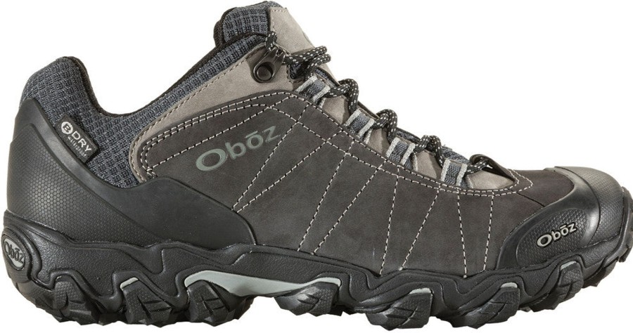 Men Oboz Shoes | M' Bridger Low B-Dry-Dark Shadow