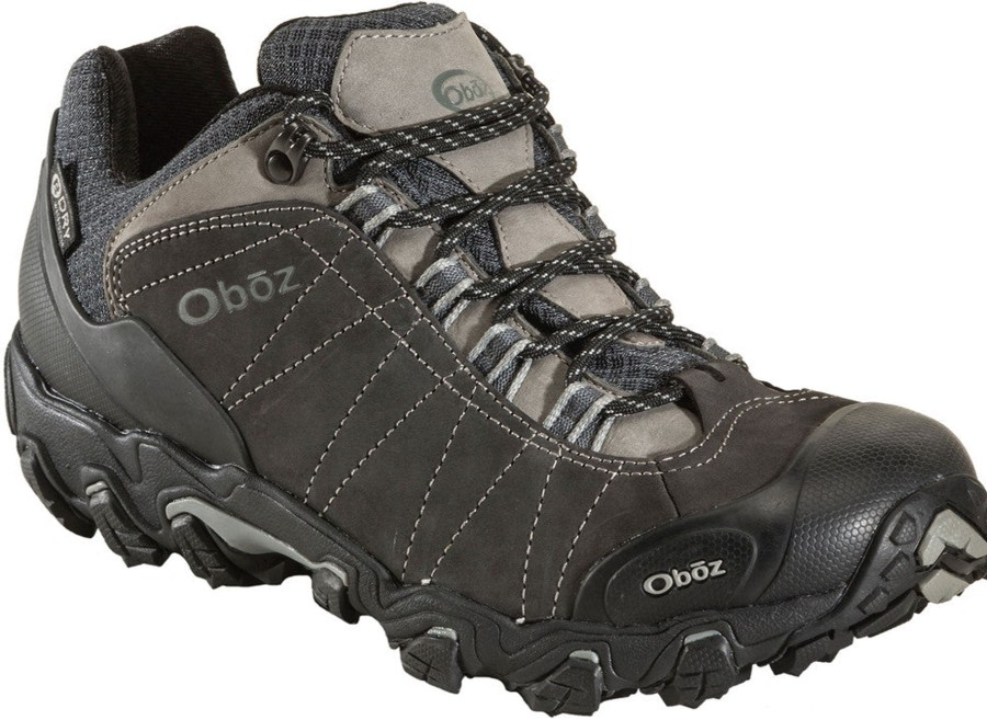 Men Oboz Shoes | M' Bridger Low B-Dry-Dark Shadow