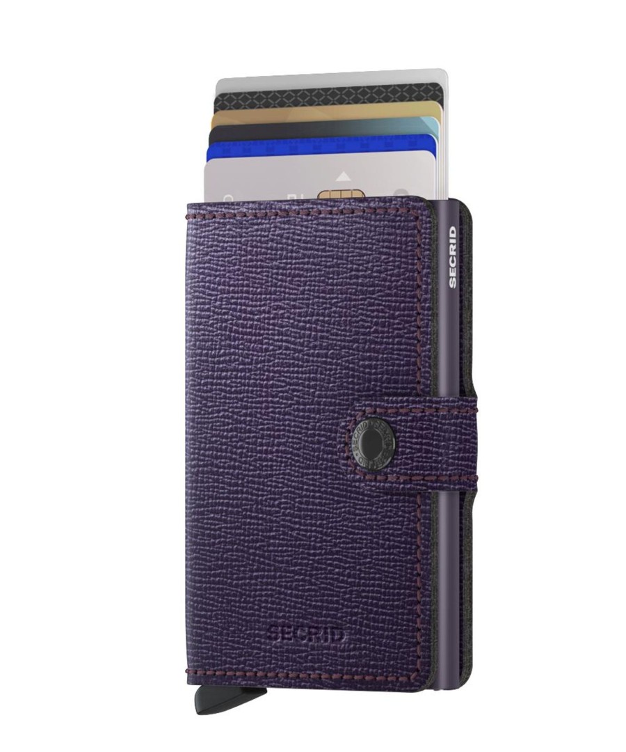 Women Secrid Wallets | Miniwallet-Crisple Purple