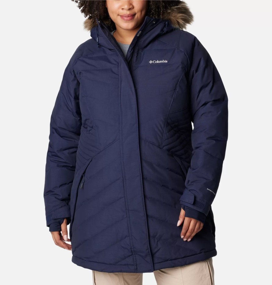 Women Columbia Jackets | W'S Lay D Down Ii Jacket -Dark Nocturnal Matte