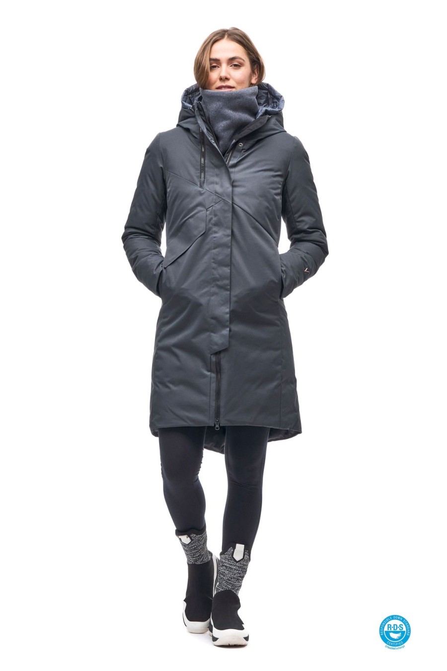 Women Indyeva Jackets | W'S Matka Iv Rds Parka-Deep Forest