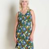 Women Toad&Co | W'S Rosemarie Sleeveless Dress- Midnight Floral Print