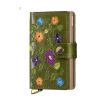 Women Secrid Wallets | Miniwallet-Stitch Floral-Olive