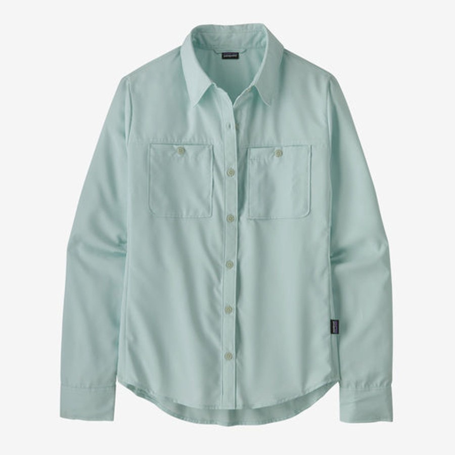 Women Patagonia Shirts | W'S Self Guided Hike Shirt-Whispy Green