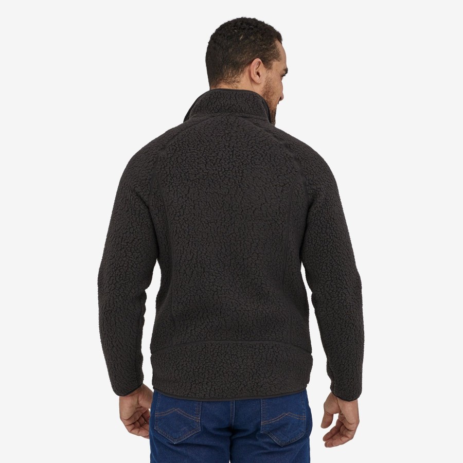 Men Patagonia Sweaters | M'S Retro Pile Fleece Jacket-Black