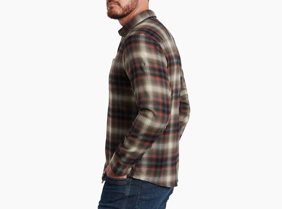 Men Kuhl Sweaters | M'S Law Flannel -Red Rock Falls