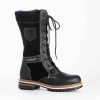 Women Saute Mouton Boots | Ines 2825-Black