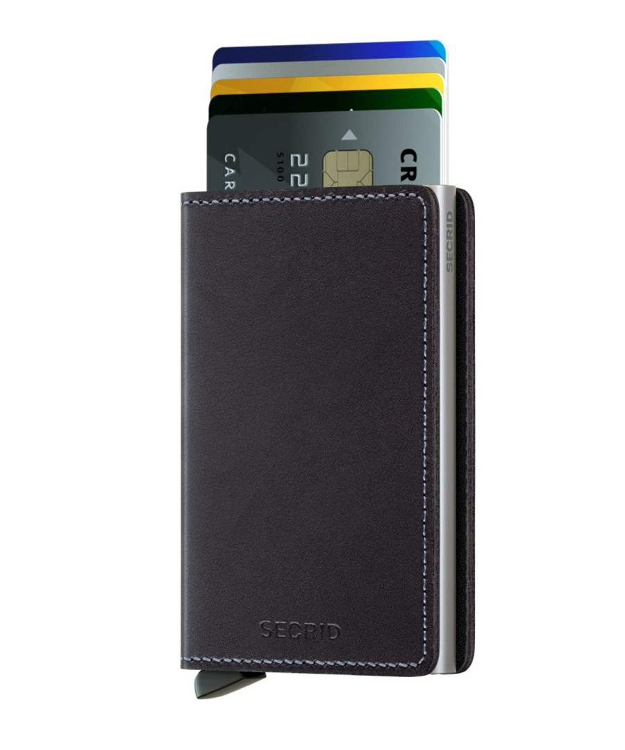 Women Secrid Wallets | Slimwallet-Original Dark Brown