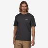 Men Patagonia Shirts | M'S '73 Skyline Organic T-Shirt-Ink Black