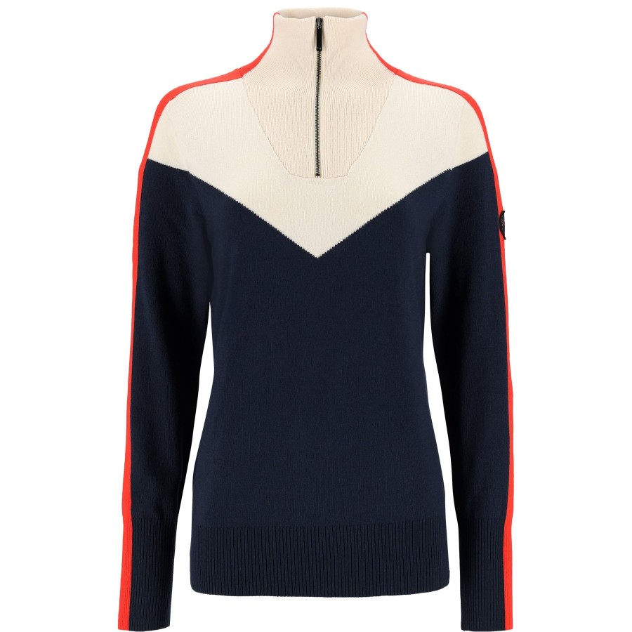 Women Kari Traa Sweaters | W'S Voss Half Zip-Roya