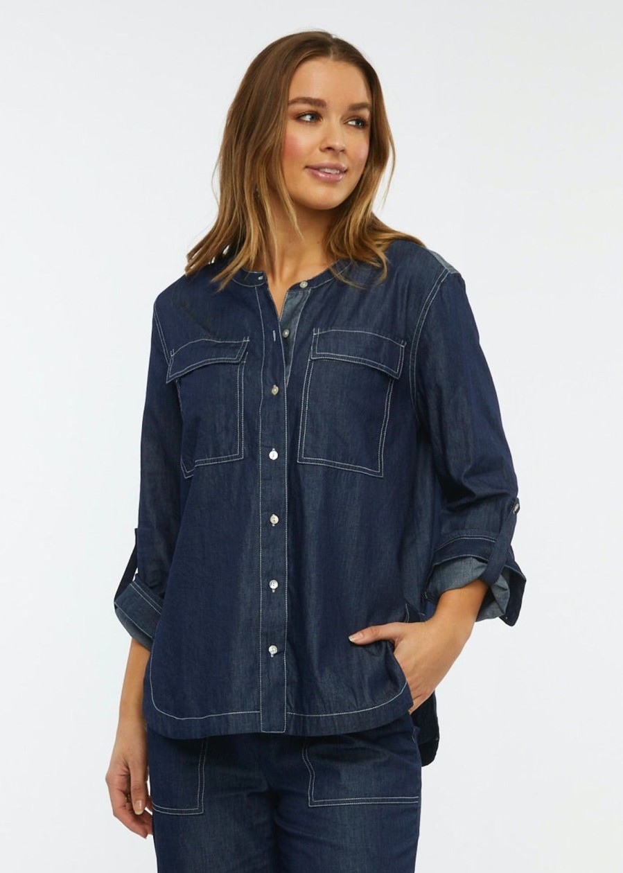 Women Zaket & Plover | W'S Denim Shirt- Denim