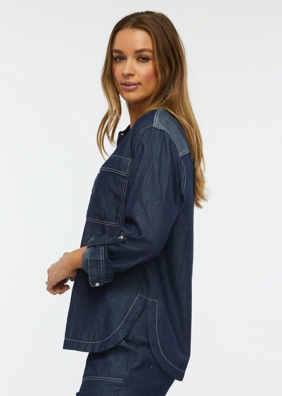 Women Zaket & Plover | W'S Denim Shirt- Denim