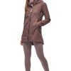 Women Indyeva Jackets | Kisa Ii Long Rain Jacket-Muddy