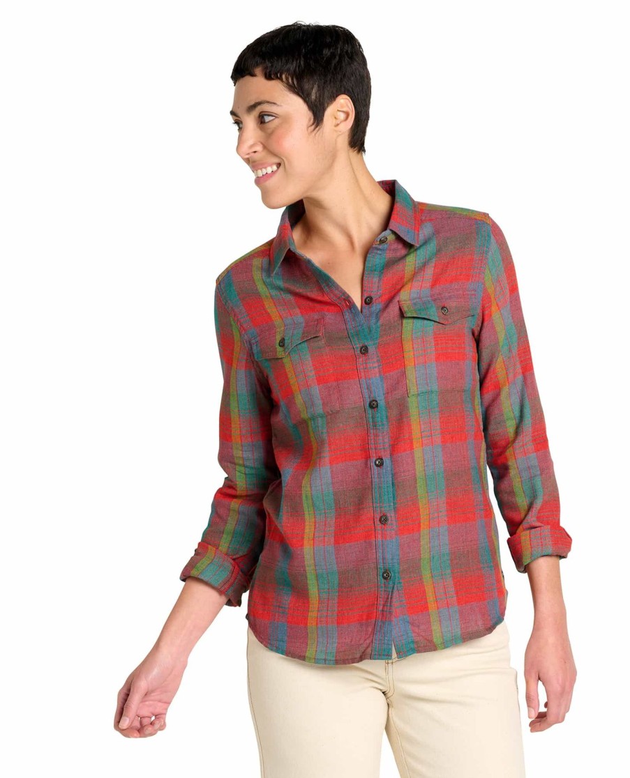 Women Toad&Co Shirts | W'S Re-Form Flannel Shirt-Winterberry