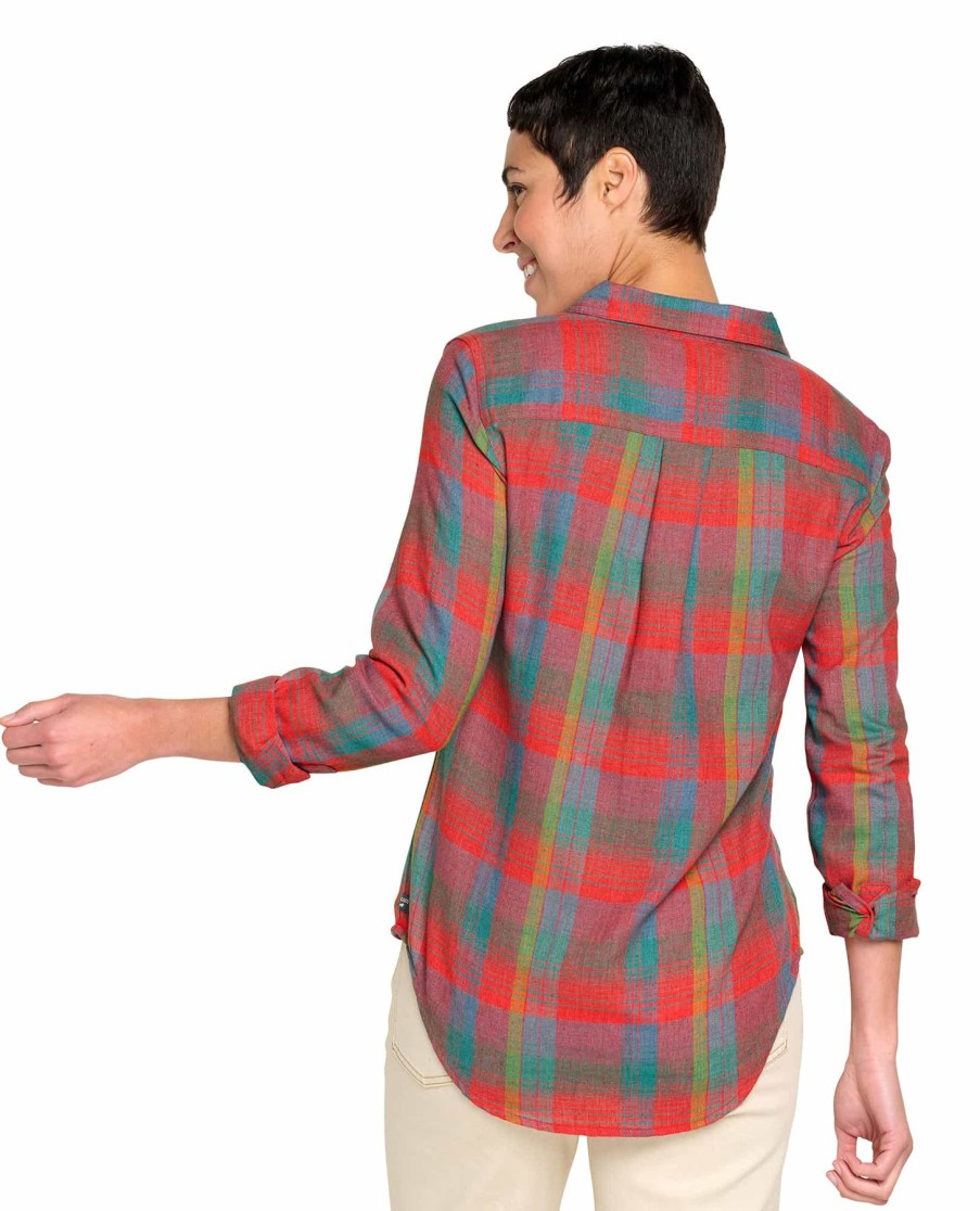 Women Toad&Co Shirts | W'S Re-Form Flannel Shirt-Winterberry