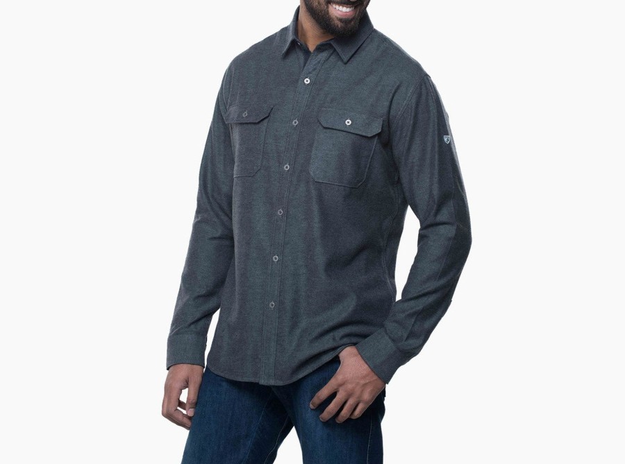 Men Kuhl Shirts | M'S Descendr Flannel Ls- Bouldr