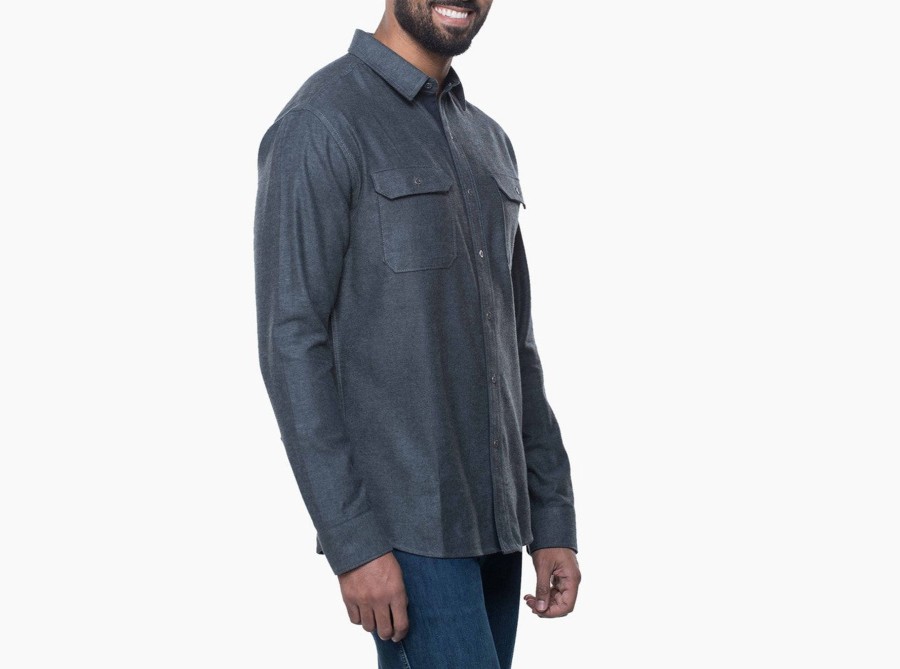 Men Kuhl Shirts | M'S Descendr Flannel Ls- Bouldr