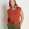 Women Toad&Co Shirts | W'S Anza Short Sleeve-Cinnamon