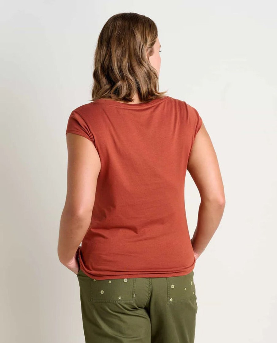 Women Toad&Co Shirts | W'S Anza Short Sleeve-Cinnamon