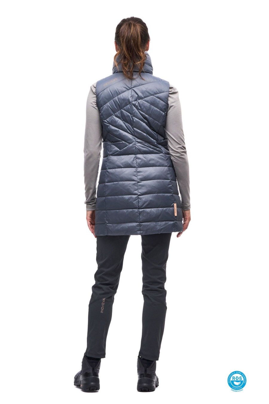 Women Indyeva Jackets | Kapa Rds Down Vest Full Zip- Night