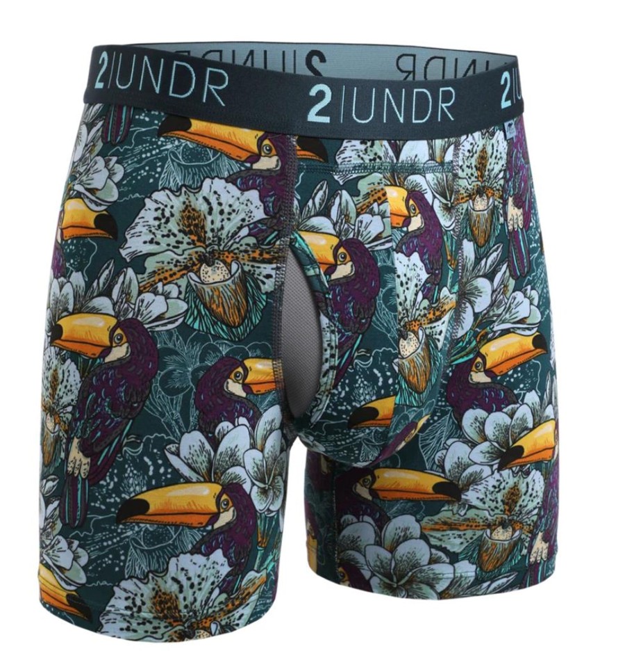 Men 2 UNDR | Swing Shift Boxer Briefs-Toucan