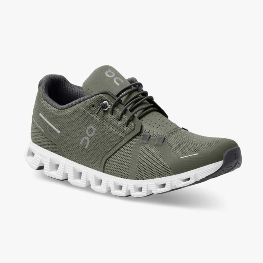 Men ON Running Shoes | M'S Cloud 5-Olive/White