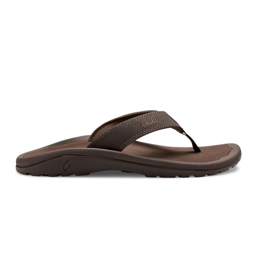 Men Olukai Sandals | M'S Ohana Sandals-Dark Java / Ray