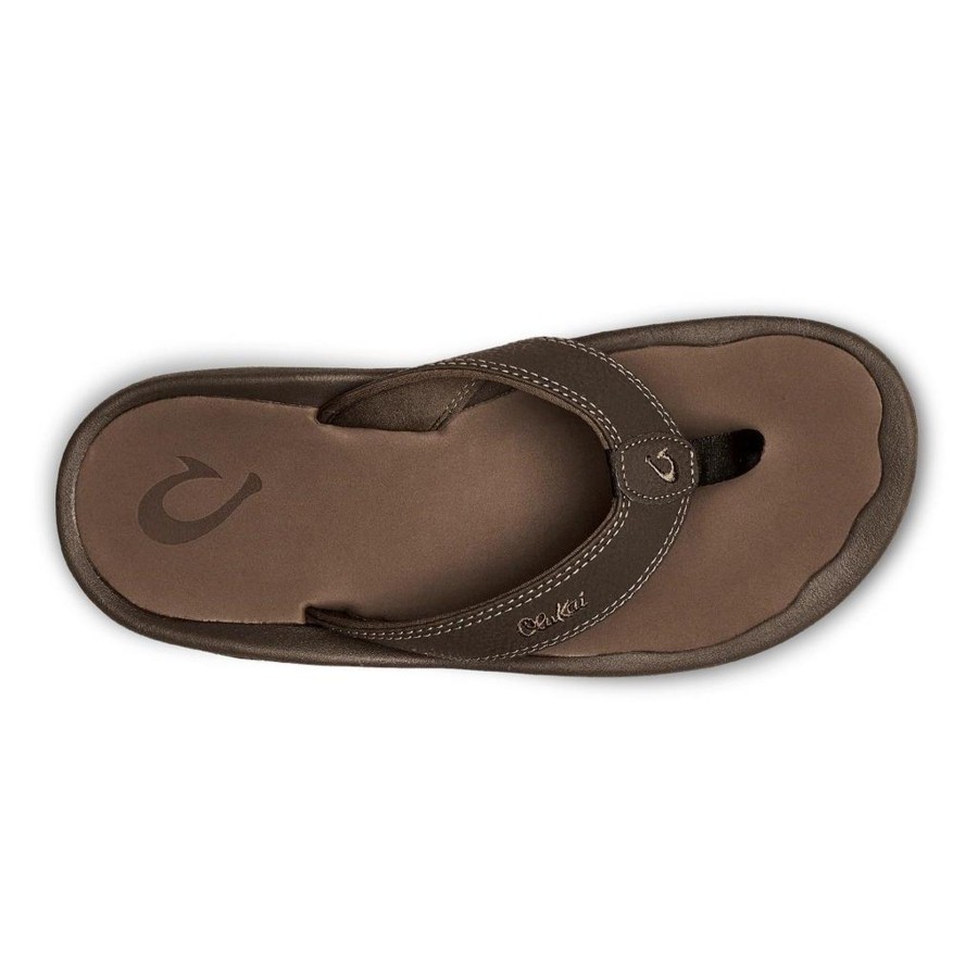 Men Olukai Sandals | M'S Ohana Sandals-Dark Java / Ray