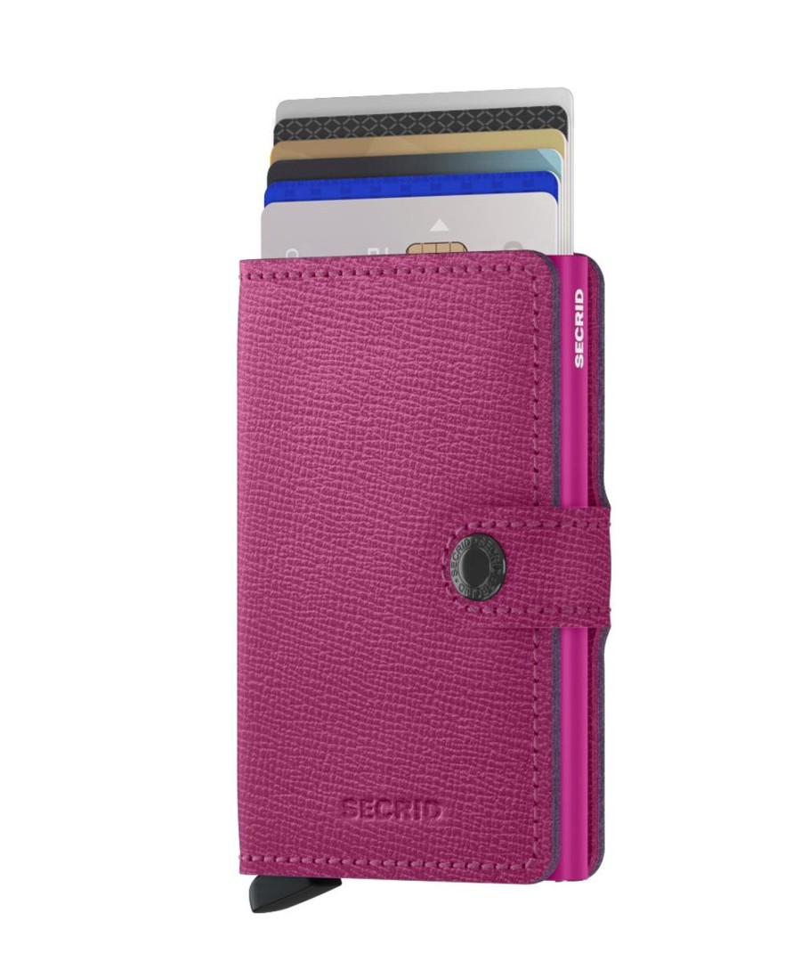 Women Secrid Wallets | Miniwallet-Crisple Fuchsia