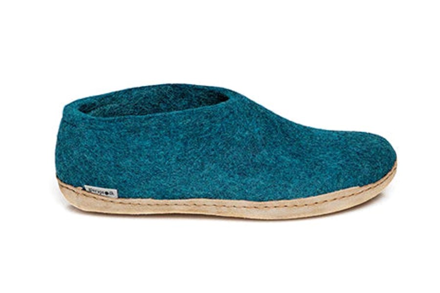 Men Glerups Slippers | Glerup Shoe-Petrol