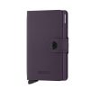 Women Secrid Wallets | Miniwallet-Matte Dark Purple