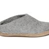 Men Glerups Slippers | Glerup Slipper-Grey