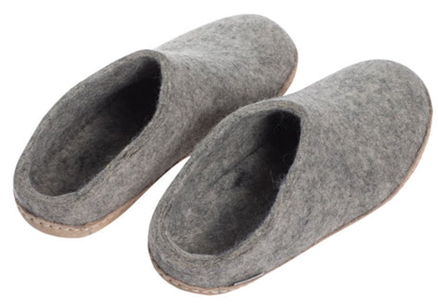 Men Glerups Slippers | Glerup Slipper-Grey