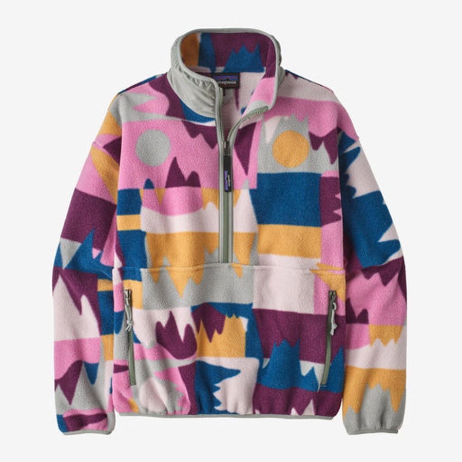 Women Patagonia Jackets | W'S Synchilla® Fleece Marsupial-Marble Pink